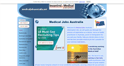 Desktop Screenshot of medicaljobsaustralia.net